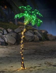 img 3 attached to Lightshare Lighted Palm Tree Large