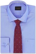 👔 yezac dress shirt for men: classic regular fit with convenient pocket sleeves logo