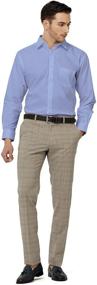 img 1 attached to 👔 YEZAC Dress Shirt for Men: Classic Regular Fit with Convenient Pocket Sleeves