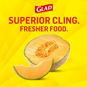 img 3 attached to 📦 Glad® ClingWrap Plastic Food Wrap - 1200 Square Feet - 4 Pack (Package May Vary)