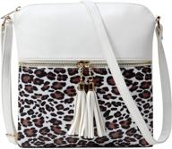 nabegum leopard crossbody cheetah handbag women's handbags & wallets logo