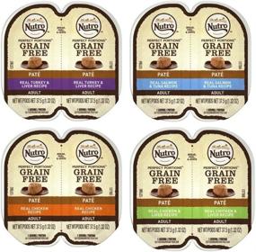 img 1 attached to Nutro Perfect Portions Grain-Free Soft Loaf Cat Food Variety Bundle - 8 Cans, 🐱 4 Flavors: Turkey & Liver, Salmon & Tuna, Chicken, Chicken & Liver - 2.6 Ounces Each
