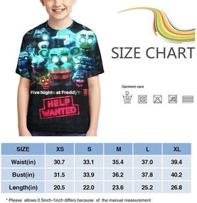 img 3 attached to 👕 Stylish WPORF Youth Shirts: 3D Printed Tees for Boys and Girls, Perfect for Kids and Teens