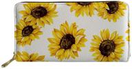 🌻 stay stylish and secure with alemiu sunflower wallets: women's handbags & wallets with theft protection logo