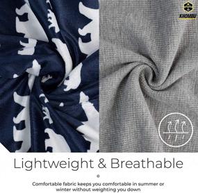 img 3 attached to 🌙 Khombu Men's Pajama Lounge Set - Sleepwear & Loungewear for Men's Clothing