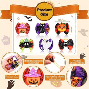 img 3 attached to Frienda Halloween Topknot Grooming Accessories