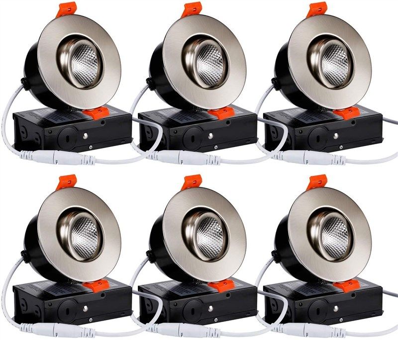 torchstar e-star series 3 inch gimbal led recessed lights with junction box industrial electrical and lighting components 로고