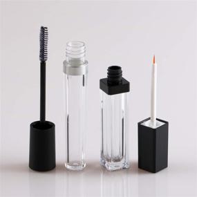 img 2 attached to 💄 Empty Mascara Tube with Wand and Bottles for Eyelashes – Versatile Empty Mascara Tube for DIY Makeup