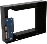 💻 io crest iocrest 2.5" to 3.5" ssd sata hard drive aluminum mounting adapter converter kit with sata port components other sy-acc25044: enhance ssd compatibility and storage efficiency logo