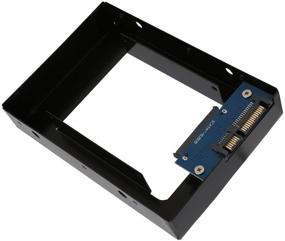 img 1 attached to 💻 IO Crest IOCrest 2.5" to 3.5" SSD SATA Hard Drive Aluminum Mounting Adapter Converter Kit with SATA Port Components Other SY-ACC25044: Enhance SSD Compatibility and Storage Efficiency