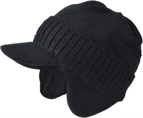 img 2 attached to FORBUSITE Stripe Beanie Winter B320 1 Black Outdoor Recreation for Climbing