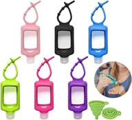 silicone sanitizer keychain refillable collapsible logo