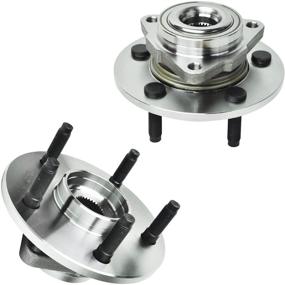 img 4 attached to 🔧 Detroit Axle - Non-ABS 5-Lug Front Wheel Hub & Bearing Assemblies for 2002-2008 Dodge Ram 1500: Ultimate Replacement Solution