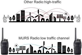 img 2 attached to Радиостанции Retevis RT27V MURS: Перезаряжаемые рации с наушником (10 штук) - идеальные для бизнеса и коммерческого использования