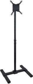 img 3 attached to Universal TV Pedestal Stand for 13-42 Inch Screens - Mount-It! TV Floor Stand with Adjustable Height, VESA Compatible up to 200x200mm - Perfect for Indoor and Outdoor Portable TV Mount