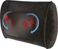 🔥 homedics shiatsu massage pillow with relaxing heat logo