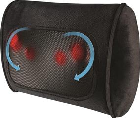 img 4 attached to 🔥 HoMedics Shiatsu Massage Pillow with Relaxing Heat