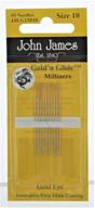 goldn glide milliners needles size logo