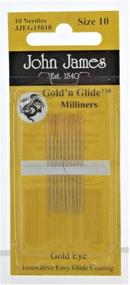 img 1 attached to GoldN Glide Milliners Needles Size