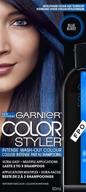 💙 garnier hair color color styler blue burst- intense wash-out color logo