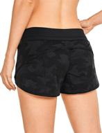 crz yoga women's quick-dry low-rise active running shorts - 2.5 inches for workout and sports logo