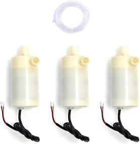 img 4 attached to 💧 Gikfun Submersible Mini Water Pump (Pack of 3pcs) - High-quality DC 2.5V-6V Micro Pump with 1m Silicone Tube for Efficient Waterflow - EK1374