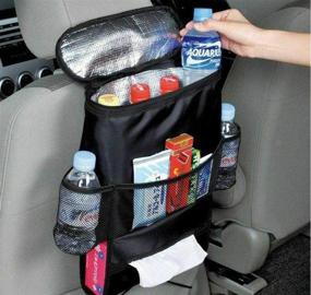 img 4 attached to Foldable Car Garbage Bin: Waterproof Litter Container for Tidying Wastebasket - Ice & Heat Bag