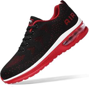 img 4 attached to 👟 Autper Men's Lightweight Athletic Running Tennis Shoes for Sports, Gym, Jogging, and Walking - US 6.5 to US 12.5