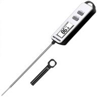 🌡️ gdealer dt11 digital instant read meat thermometer with long probe & backlight: perfect for cooking, candy, bbq, grilling, smokers, oil fry temperature – ultra fast & accurate! logo