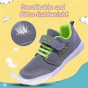 img 2 attached to Akk Kids Sneakers Unisex Children's Shoes for Boys and Girls' Sneakers