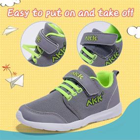 img 3 attached to Akk Kids Sneakers Unisex Children's Shoes for Boys and Girls' Sneakers