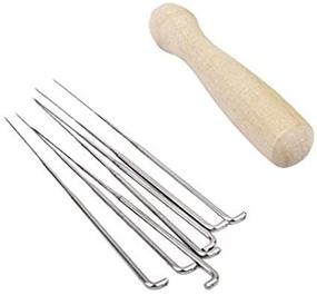 img 1 attached to 🧵 MauSong 7pcs Felting Needle Set with Handle - Wool Felt Tool Starter Kit for Felting