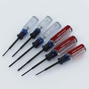 img 1 attached to 🔧 Craftsman 6-Piece Jewelers Screwdriver Set (Model 9-41106)