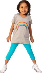 img 3 attached to 👕 Scoop Up the Perfect Tops: Shop Our Mighty Scooped T-Shirts Collection for Certified Toddlers Girls' Clothing