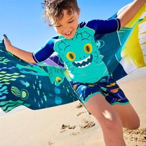 img 1 attached to 🏊 Kids' Swim Trunks - Disney Pixar's Luca Collection