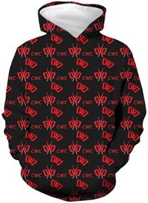 img 2 attached to 👕 Boys' Fashion Hoodies & Sweatshirts - Novelty Youth Hoodie Sweatshirt in Boys' Clothing