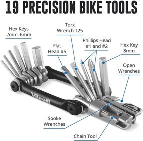 img 3 attached to 🚴 Vibrelli Bike Multi Tool: Enhance Your Cycling Performance with this High-performance Bicycle Multitool