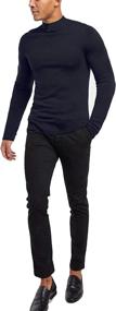 img 2 attached to KINGBEGA Turtleneck Sleeve Layer Super T Sports & Fitness for Australian Rules Football