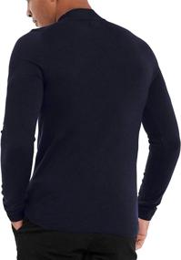 img 3 attached to KINGBEGA Turtleneck Sleeve Layer Super T Sports & Fitness for Australian Rules Football