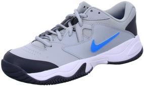 img 4 attached to 🎾 NIKE Court White Black Tennis Shoes