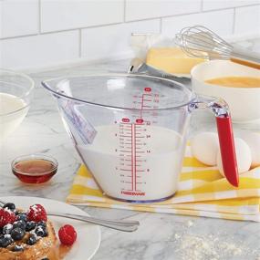 img 1 attached to 🍳 Red Farberware Pro Angled 4-Cup Measuring Cup