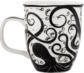 img 3 attached to ☕ Stylish Karma Gifts Black and White Boho Mug with OCTOPUS Design, 1 Count - Pack of 1