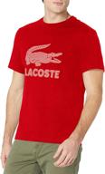 👕 lacoste flocked graphic t shirt x large - superior quality and extra size logo