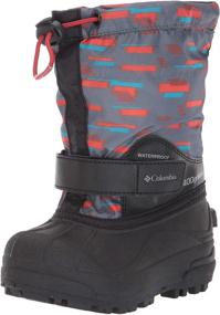 img 4 attached to 👀Привлекательные и стильные детские унисекс-кроссовки Columbia Powderbug Orange для девочек, обеспечивающие высокий уровень комфорта!