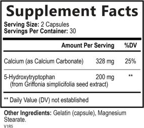 img 3 attached to 💤 Экстра-сильные капсулы 5-HTP 200 мг для сна и снижения стресса - Производство США - Лучшая добавка 5-гидрокситриптофана для мужчин и женщин - Стимулирует положительное настроение - 60 капсул