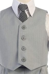 img 1 attached to 👔 Charcoal Bearer Outfit: Toddler Communion Boys' Clothing, Suits & Sport Coats - Stylish and Versatile Options