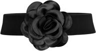 🌸 elastic flower fashion accessories and belts for women and girls logo