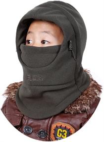 img 4 attached to HZTG Childrens Winter Windproof Adjustable Boys' Accessories via Hats & Caps