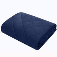 king size manlinar cotton weighted blanket - 25lb logo