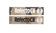 🎨 refectocil twin pack hair dye [light brown and natural brown], 15ml x 2 logo